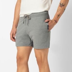 Bearbottom Lounge Short Size Medium x 5.5" Inseam in Heather Gray Stretchy